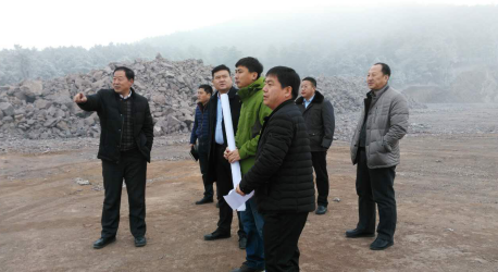 仟億達與葫蘆島市領導不畏嚴寒，共同實地考察勘測及選址